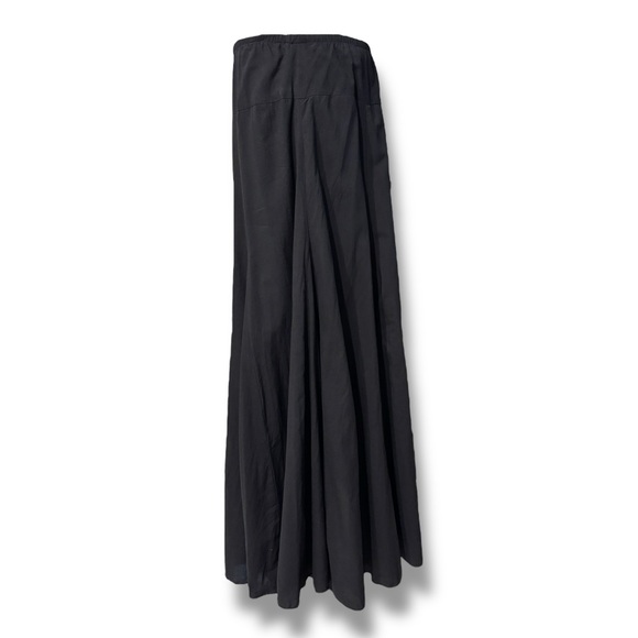 KAREN KANE Black Cotton Full Maxi Skirt - Picture 4 of 8